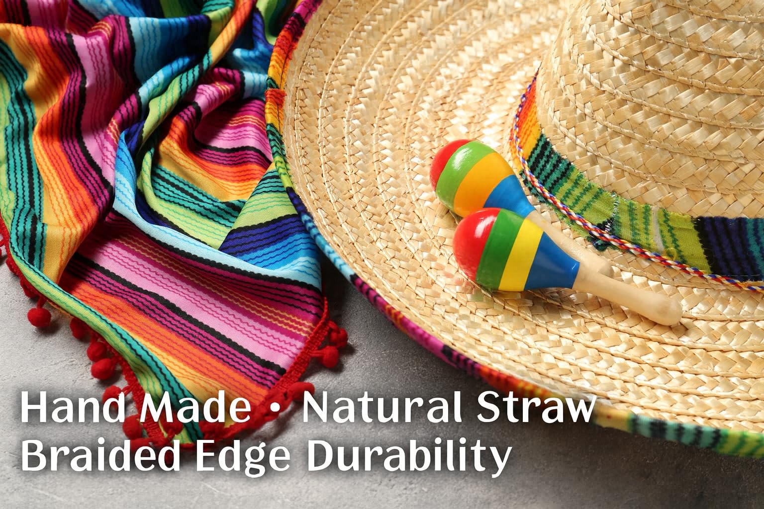 GiftExpress sombrero serape band adds vibrant fiesta style