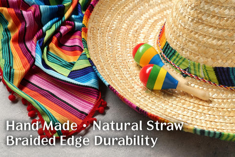GiftExpress sombrero serape band adds vibrant fiesta style
