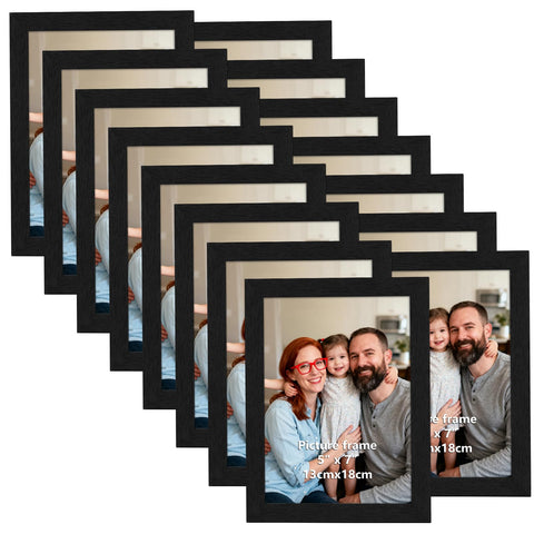 Giftgarden 5x7 frame set in a sleek black finish for a cohesive gallery wall.