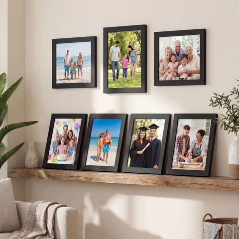 Giftgarden 8x10 frame plexiglass closeup protects memories with shatter-resistant clarity.