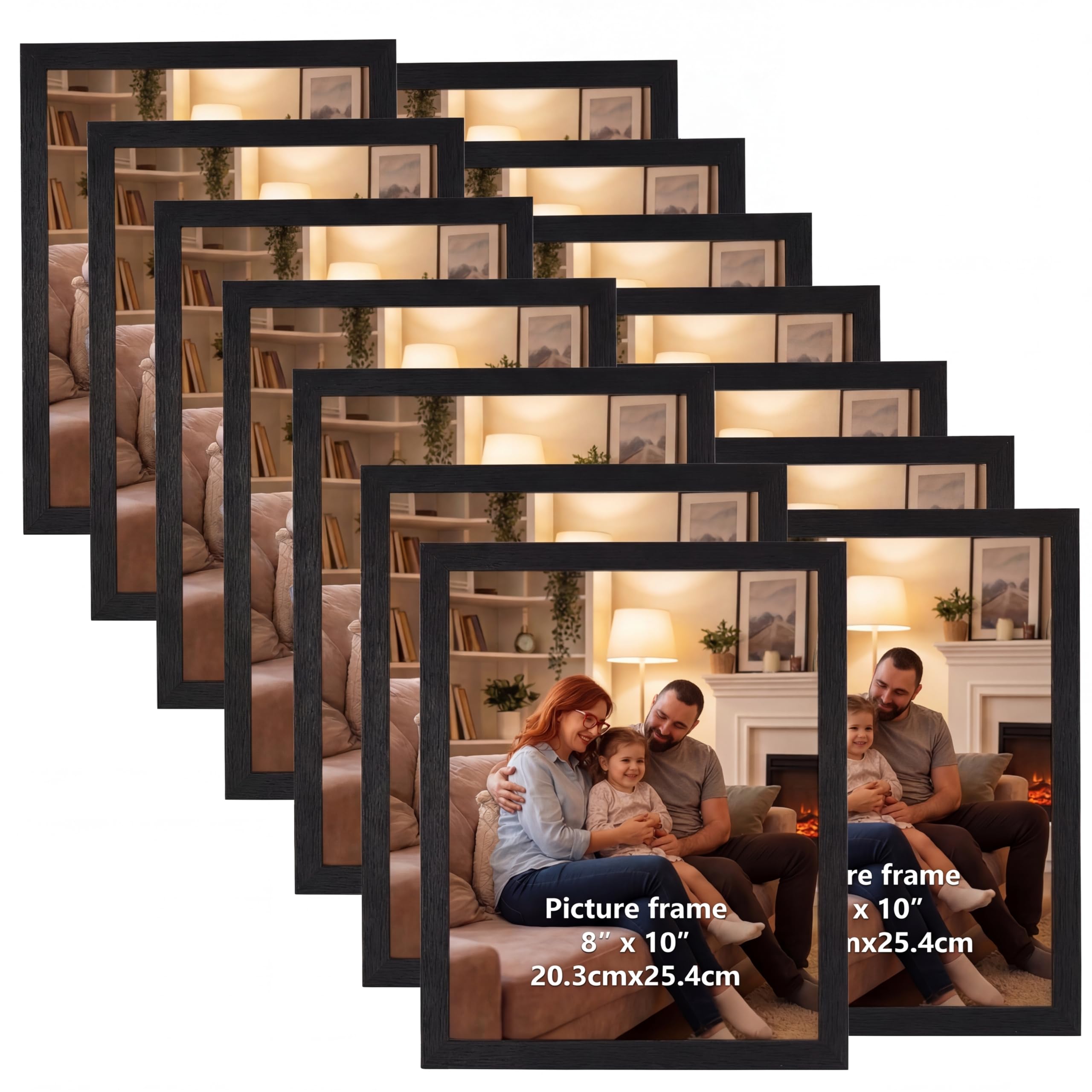 Giftgarden 8x10 frame set for gallery walls with 15 pieces.