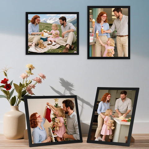 Giftgarden 8x10 frame on a desk display for tabletop arrangements.