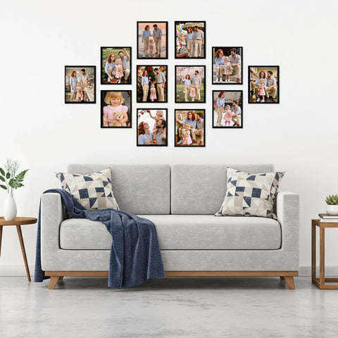 Giftgarden black 8x10 frame easel display for tabletop photos.