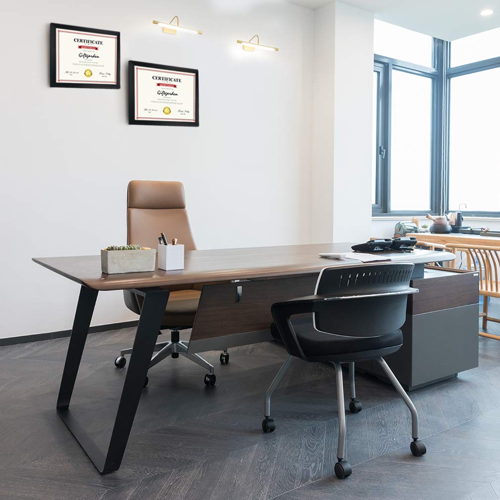 Giftgarden classic black frame adds professional touch to home or office.