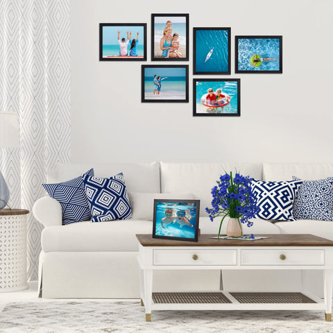 Giftgarden black frames blend with home or office decor