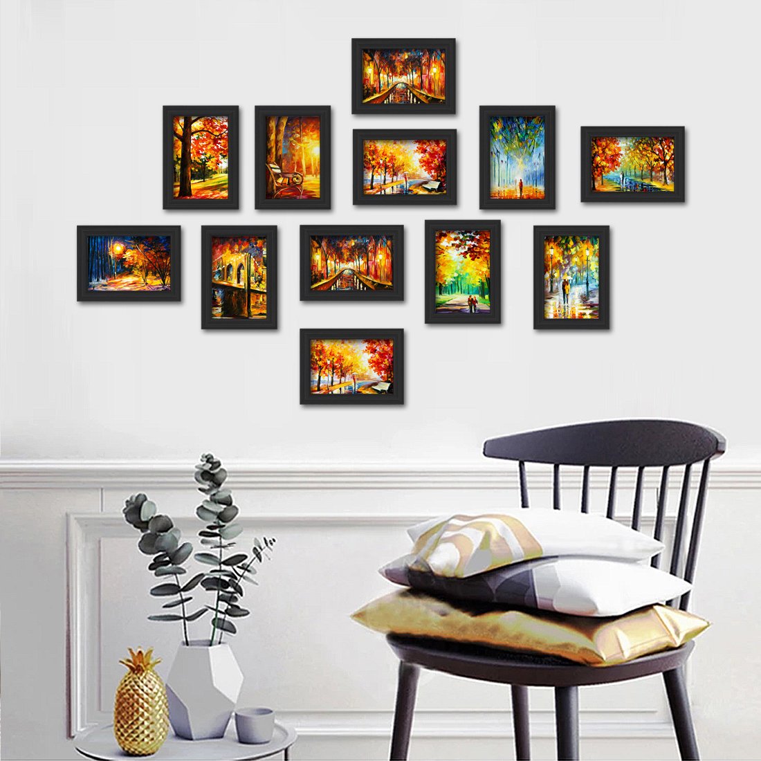 Giftgarden frame with clear plexiglass front protects photos.