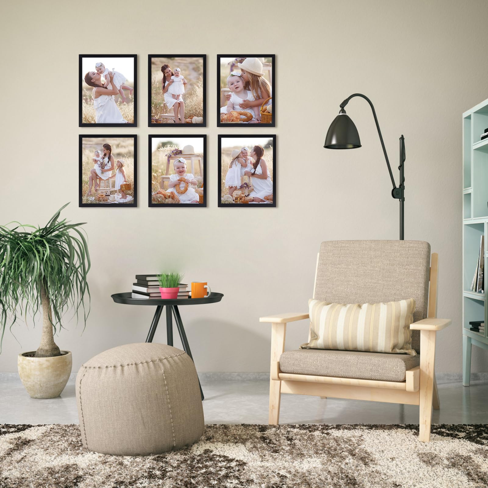Giftgarden minimalist black frames blend with any décor style