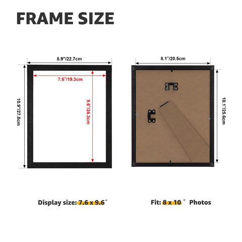 Giftgarden engineered wood frame is lightweight and easy to install.