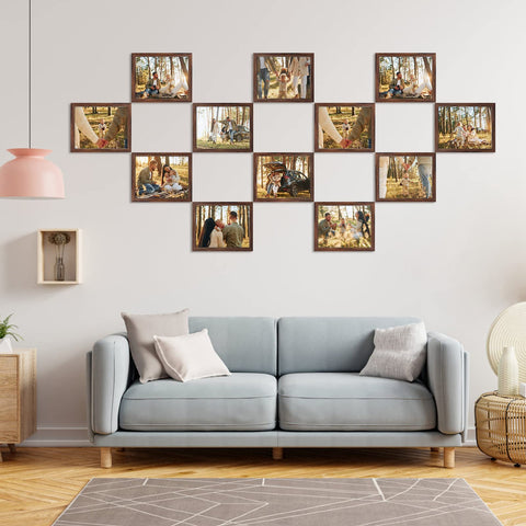 Giftgarden wall-mount compatible frame with rotary clips for quick changes.