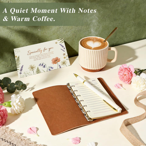 Giftinbox Premium leather notebook and pen set for journaling