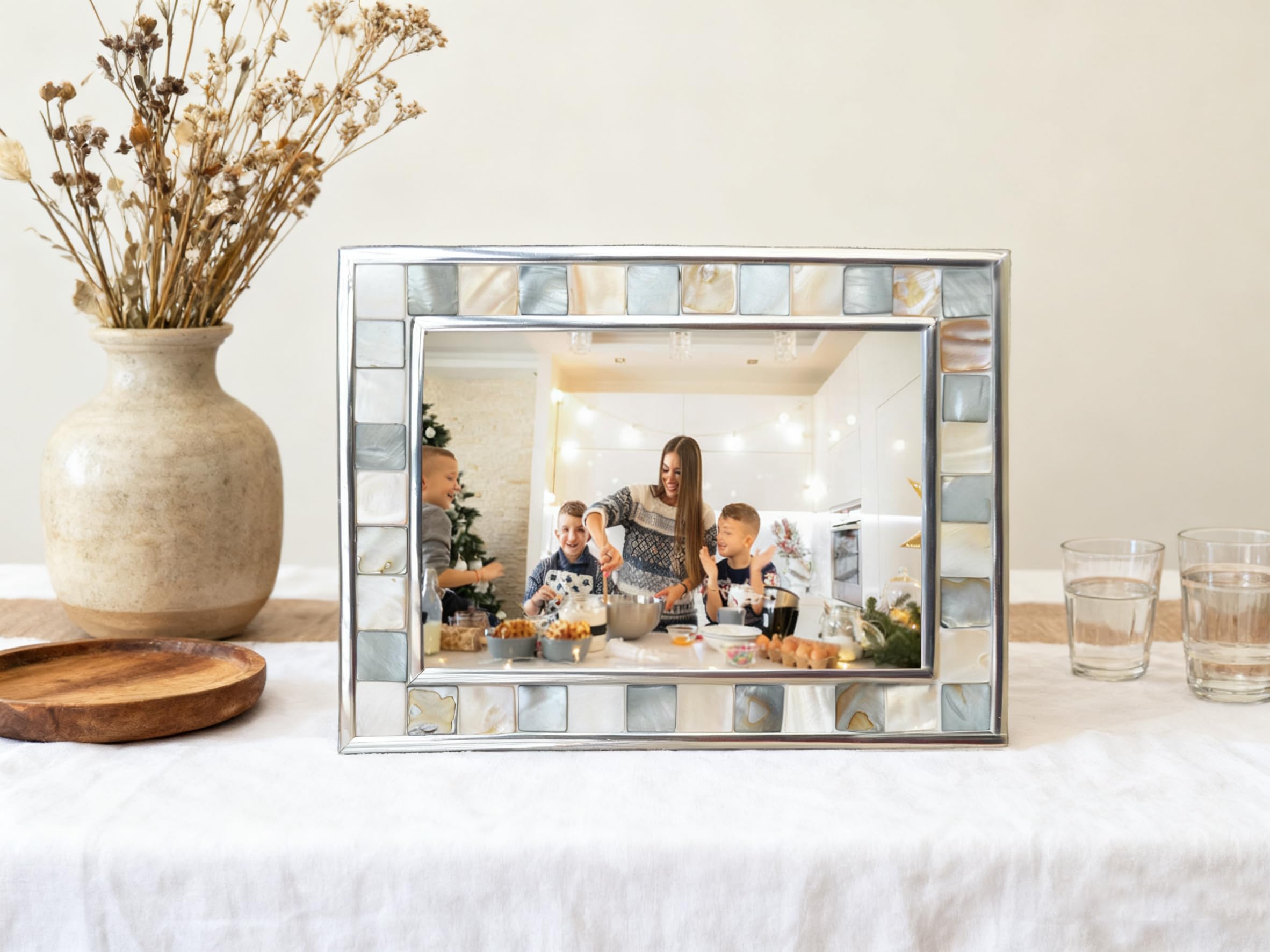 GIFTME 5 gift-ready silver frame ideal for celebrations