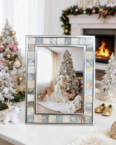 GIFTME 5 mother-of-pearl mosaic frame with luxurious mosaic surface