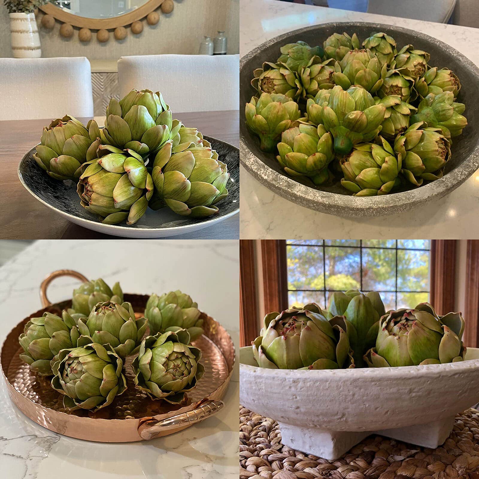 GiftYou artichokes in a jar elevate shelf styling with sunshine glow.