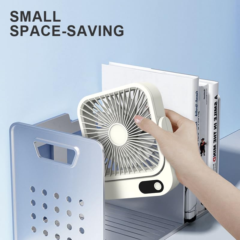 GIIKNEW 5000mAh battery-powered fan for long sea days on demand