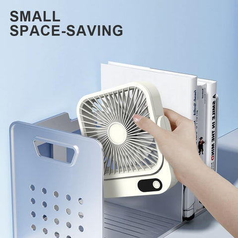 GIIKNEW 5000mAh battery-powered fan for long sea days on demand