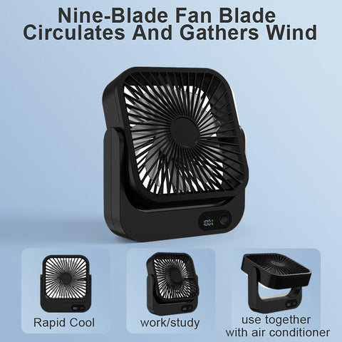 GIIKNEW two-pack cruise fan set, ideal for portable cooling across cabins and deck spaces.