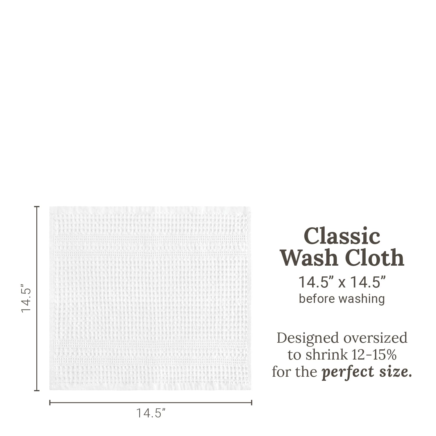 Gilden Tree washcloths are versatile for face, body, and shower routines.