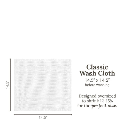 Gilden Tree washcloths are versatile for face, body, and shower routines.
