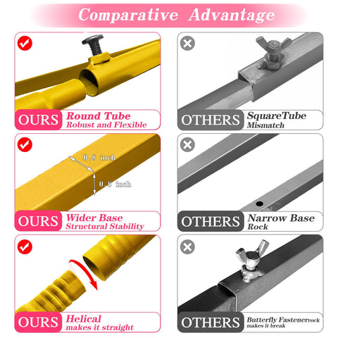 GILPWA gold anti-rust coating for durable, repeat-use arches.