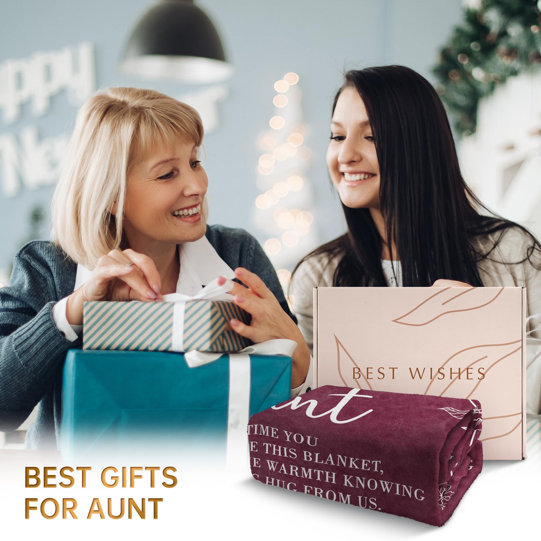 GiltGlimmer burgundy throw on sofa showing cozy texture and family gift appeal.