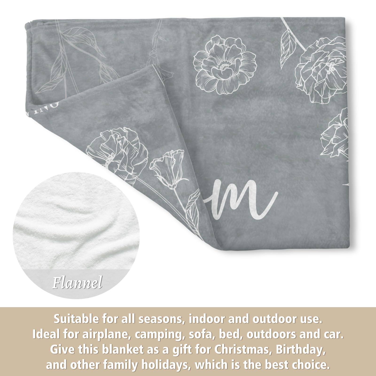 GiltGlimmer blanket folded for picnic or travel warmth.