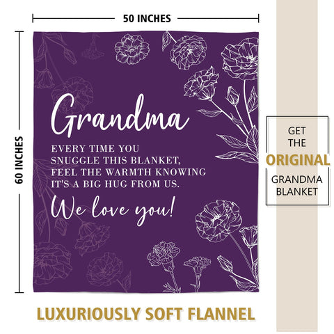 Cozy night-in idea with grandma blanket on a couch.