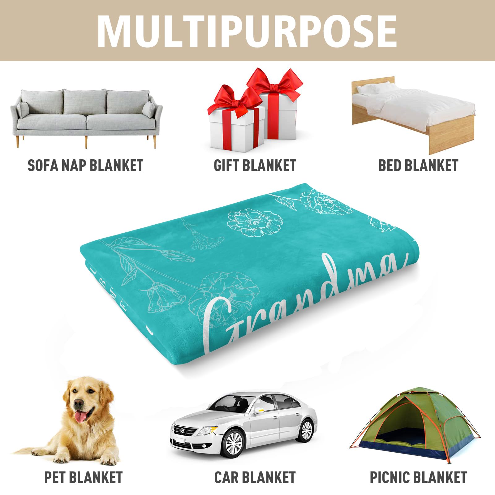 GiltGlimmer folded, gift-ready blanket ready to present.