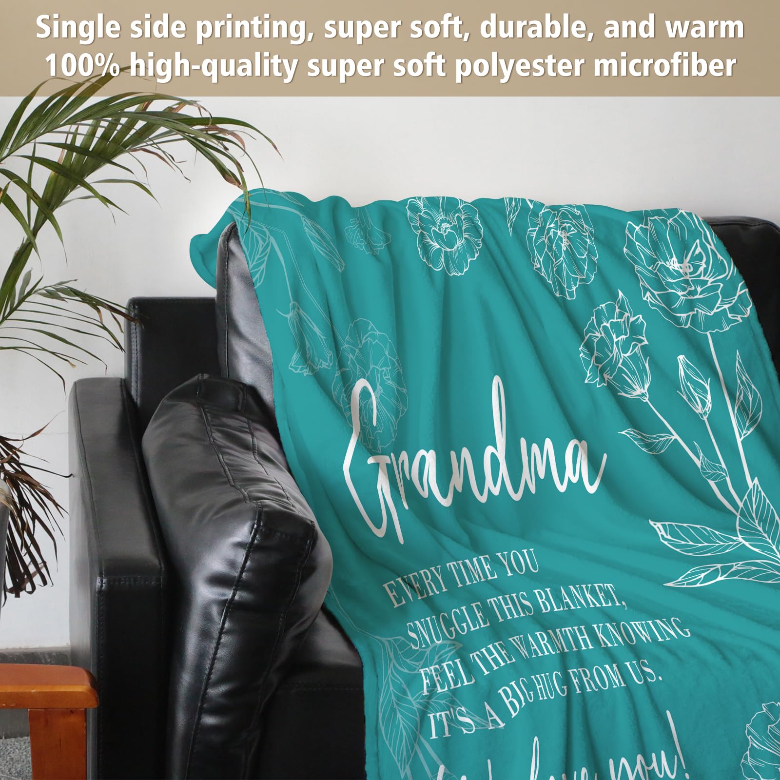 GiltGlimmer teal blanket image emphasizes warmth and room decor harmony.