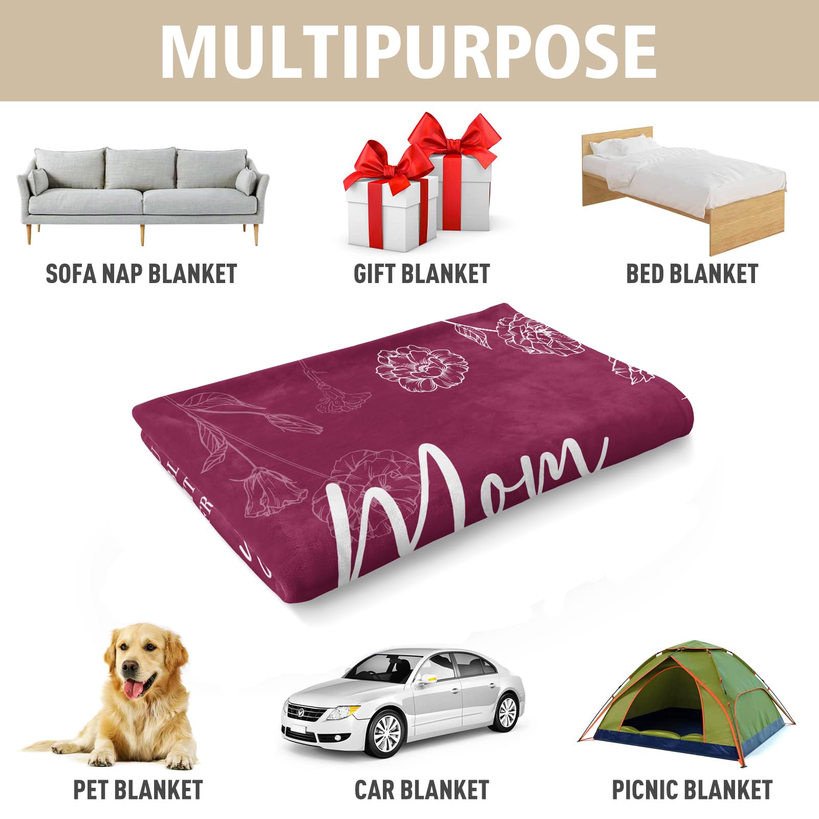 GiltGlimmer gift-ready blanket for Christmas and special occasions