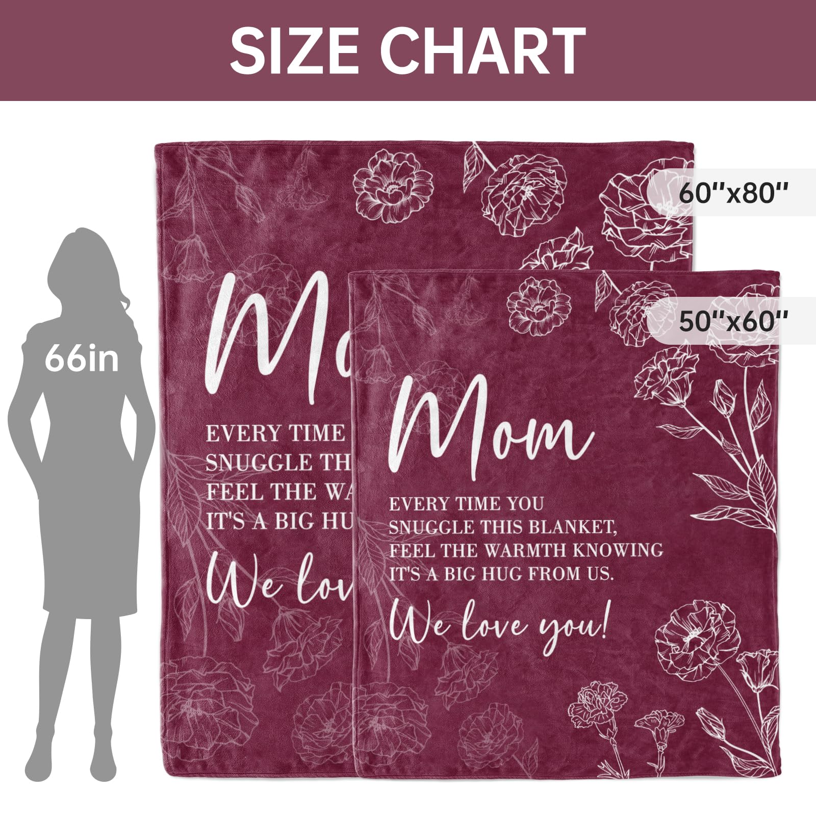 GiltGlimmer mom blanket cozy enough for couch, bed, or cozy movie nights.