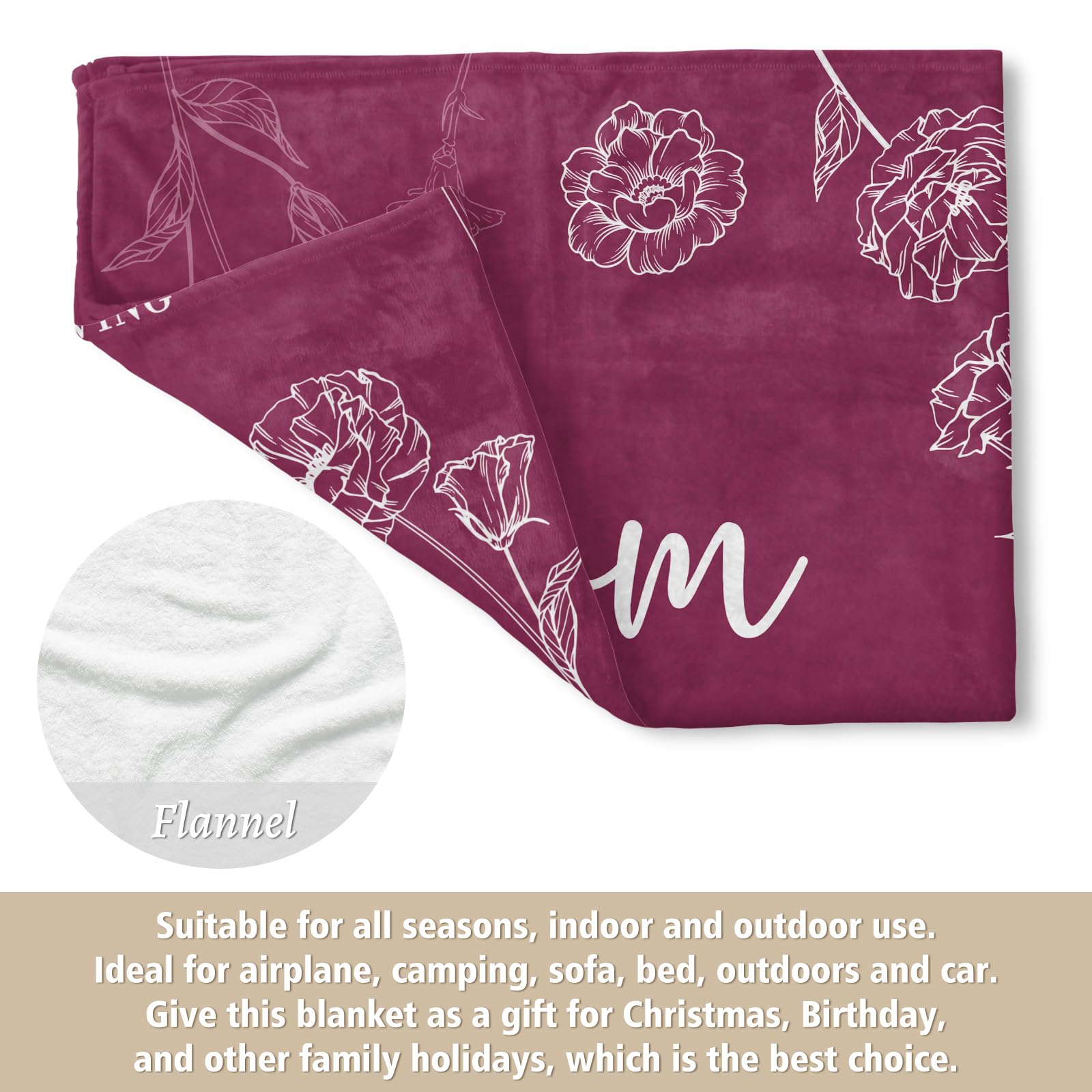 GiltGlimmer burgundy couch throw enhances living room decor
