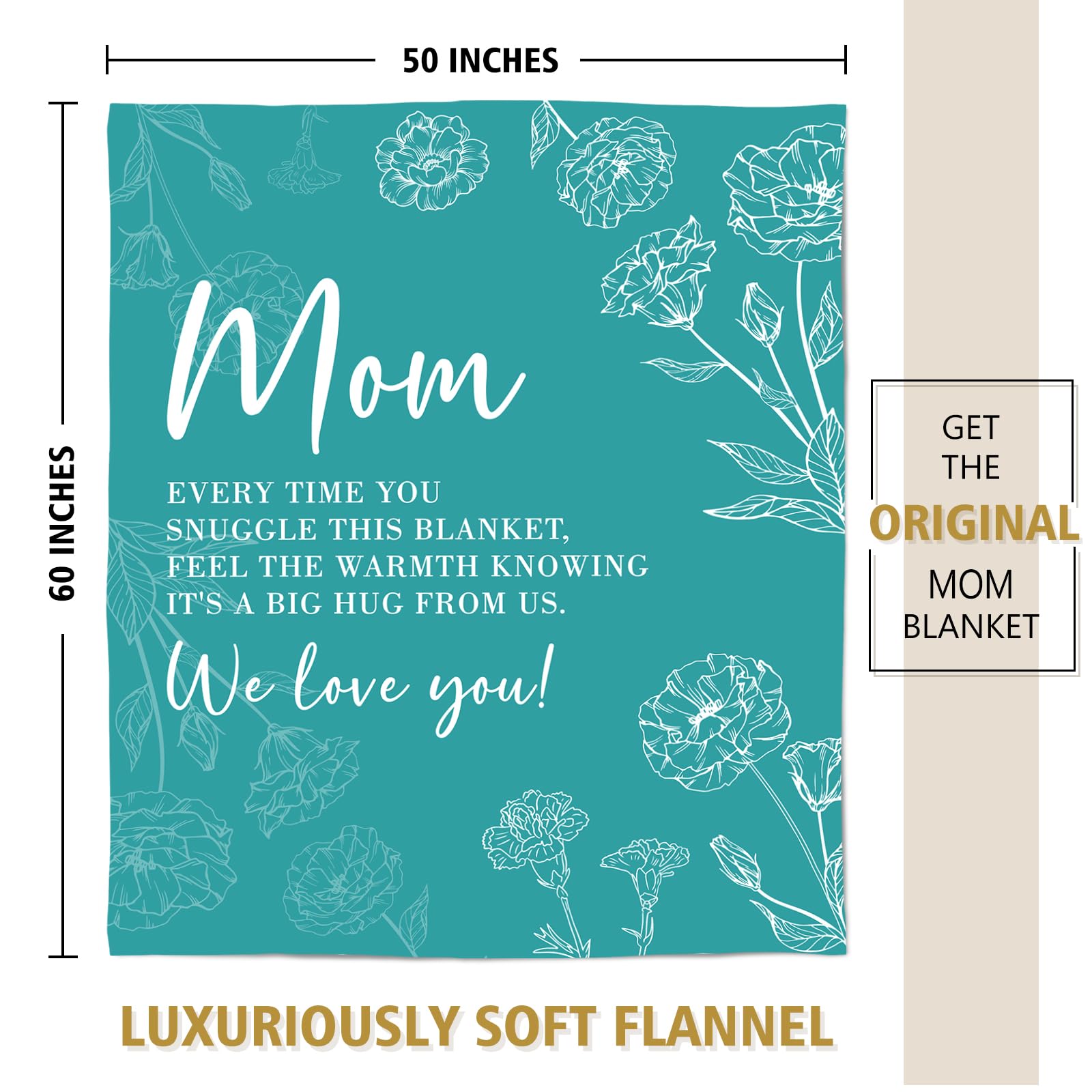 GiltGlimmer 60x50 blanket neatly packaged and ready to gift