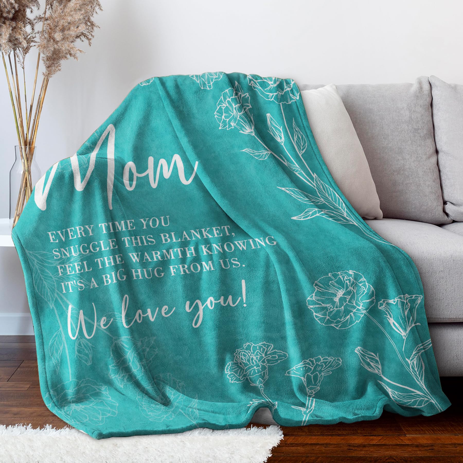 GiltGlimmer mom blanket soft flannel texture for daily comfort