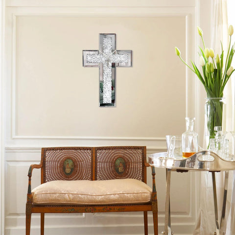 GIMORRTO modern religious cross artwork complements contemporary interiors.