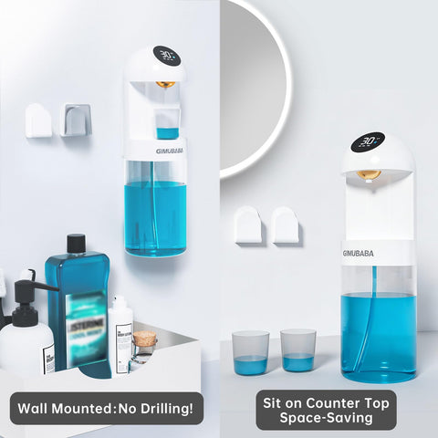 GIMUBABA 600ml reservoir clearly shows level for easy refills.