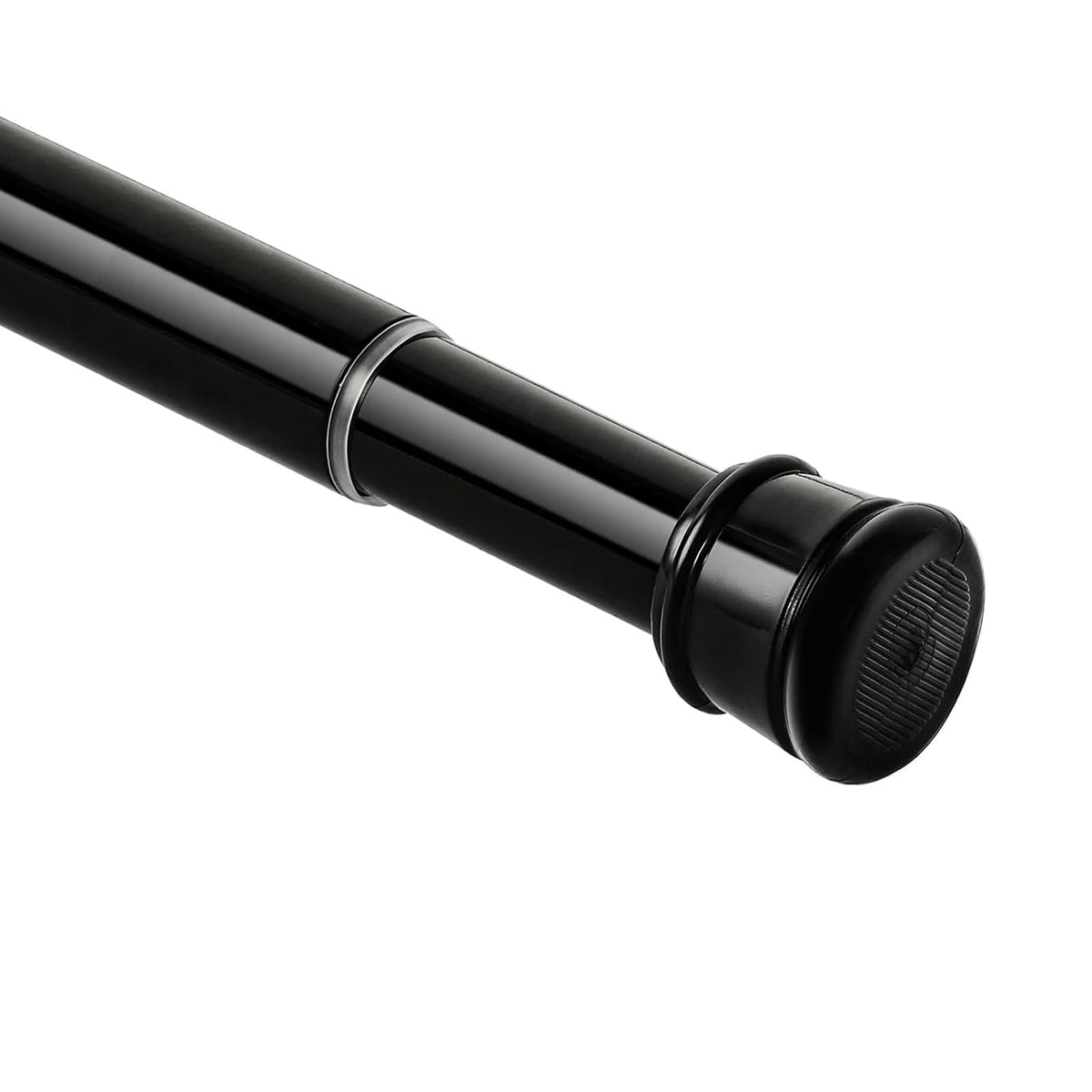 Ginbel Direct tension rod extended to fit 56-104 inches for flexible spaces.