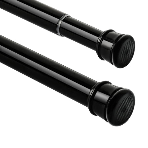 Ginbel Direct two pack tension rods stretched 56-104 inches for flexible room layouts.