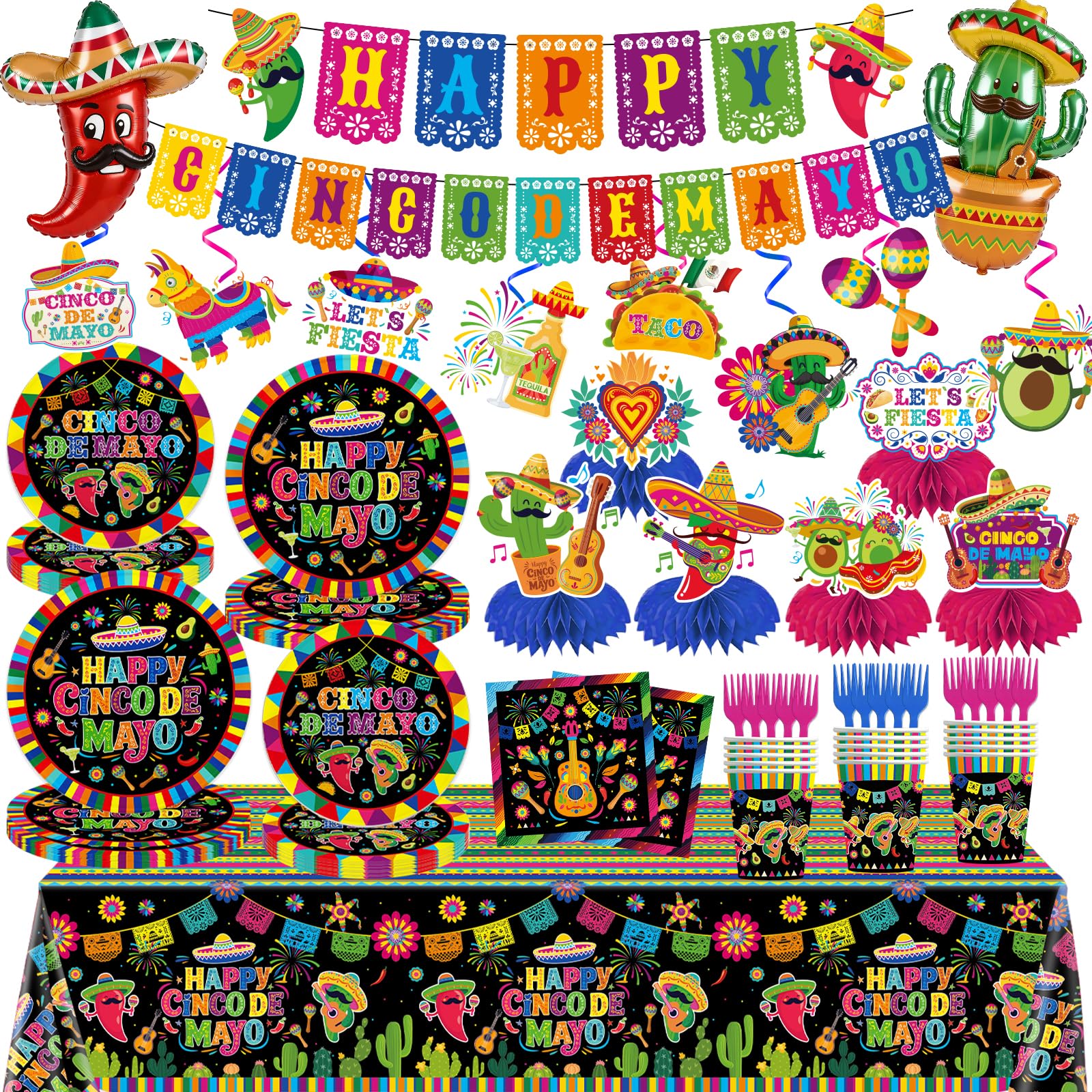 GINFTBRZGV Cinco de Mayo banner decor boosts festive photos.