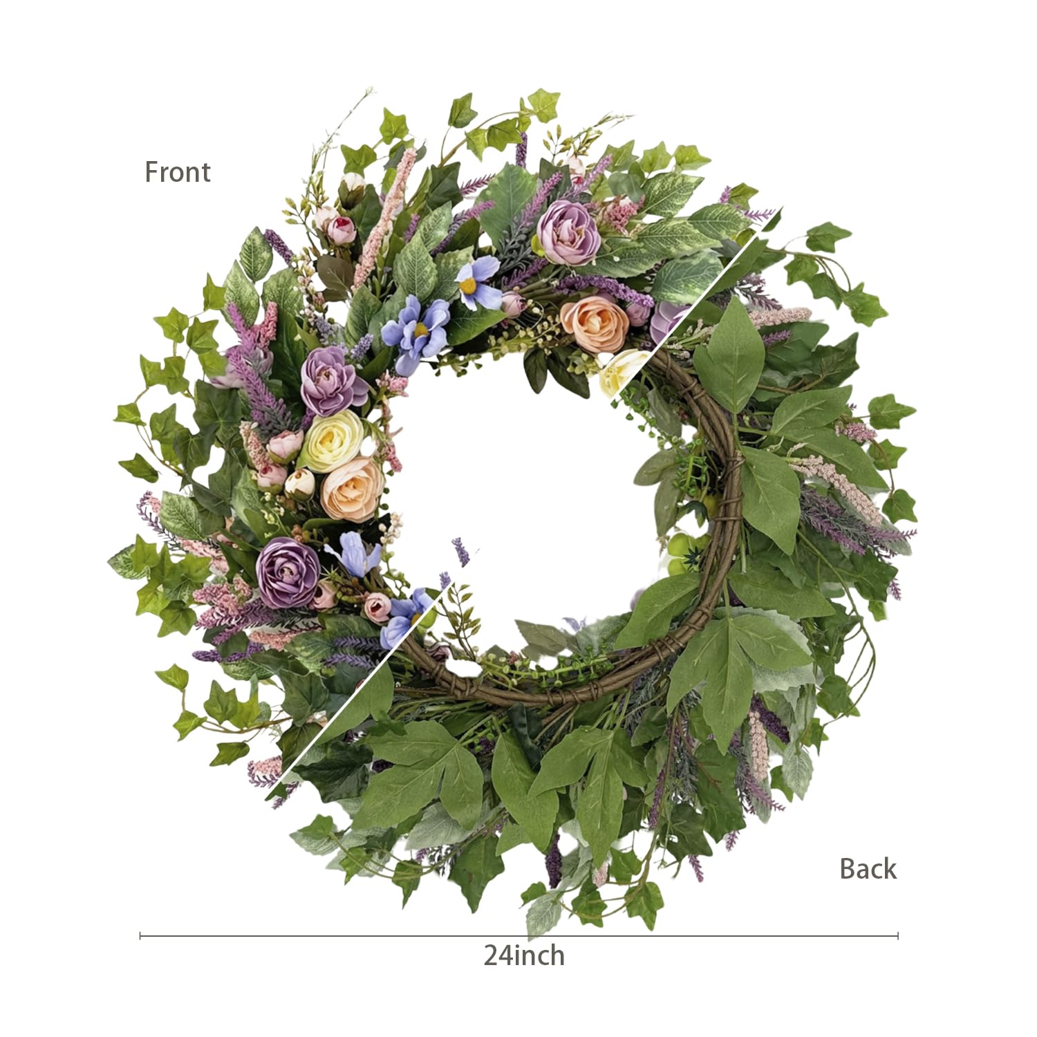 GinzeTop durable fade-resistant wreath ships gift-ready for housewarmings