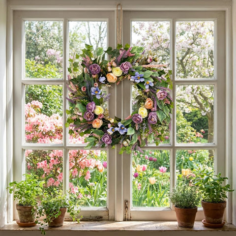 GinzeTop 24-inch display elevates curb appeal on porches and entryways