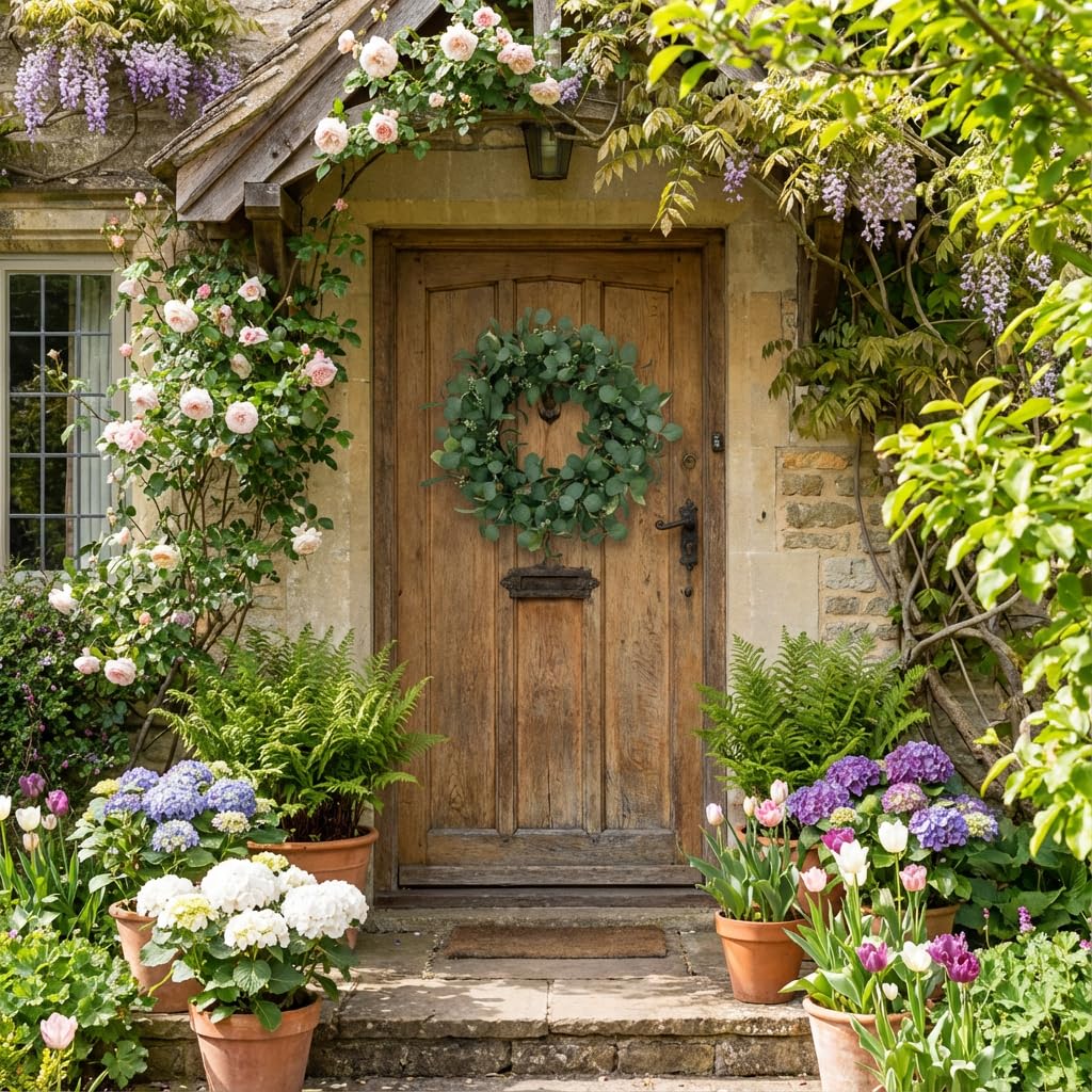 GinzeTop olive-berries textured leaves accent for natural farmhouse charm.