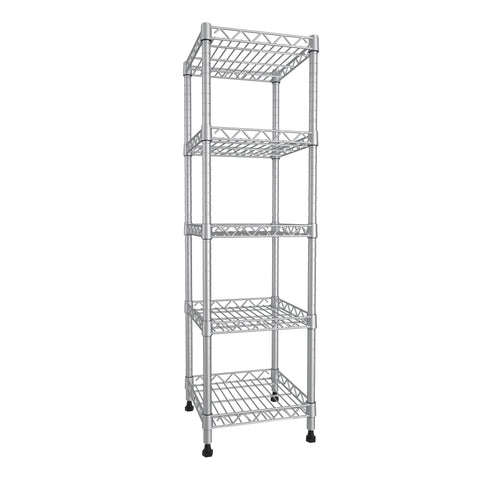 GIOTORENT 5-tier shelving easy clean coating for daily use