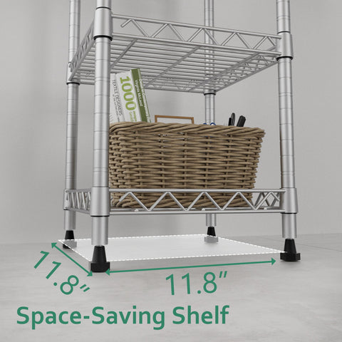 GIOTORENT 5-tier shelving suitable for laundry kitchen storage