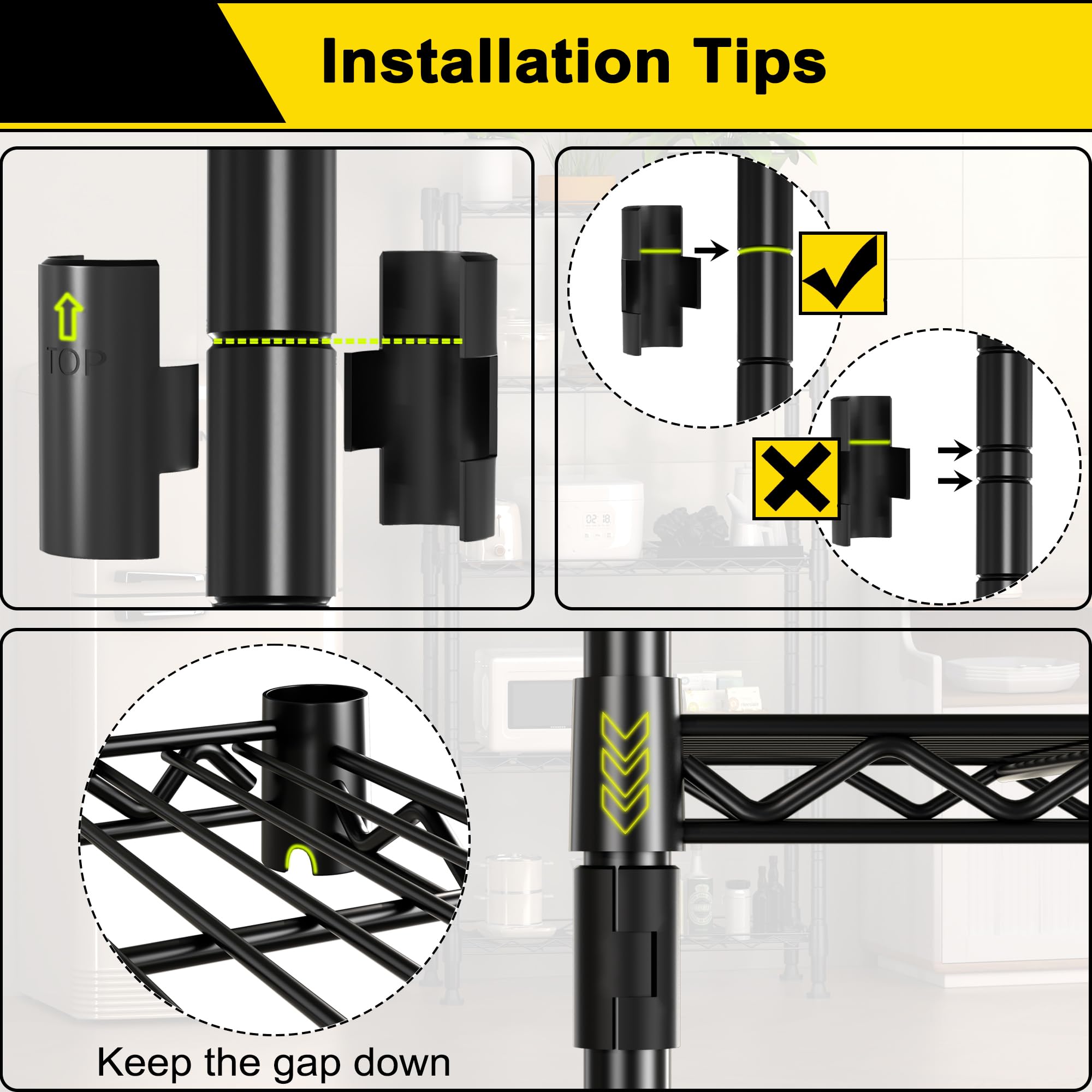 GIOTORENT carbon steel frame delivers lasting strength for heavy items.