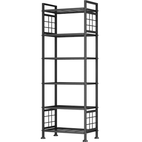 GIOTORENT 6-wire garage shelving main view with sturdy steel frame for reliable storage