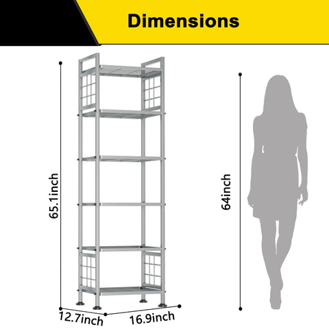GIOTORENT Multipurpose shelf ideal for kitchen and bathroom organization.