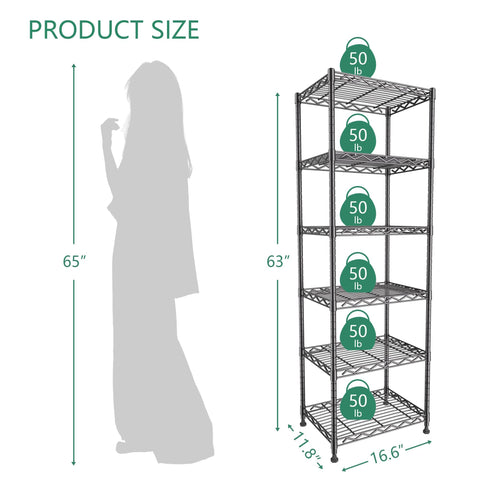 GIOTORENT easily movable standing rack fits between counters for flexible organization