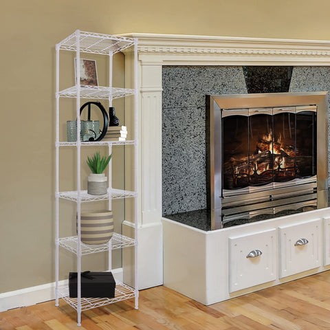 GIOTORENT easy-move-stand provides mobile storage for versatile rooms.