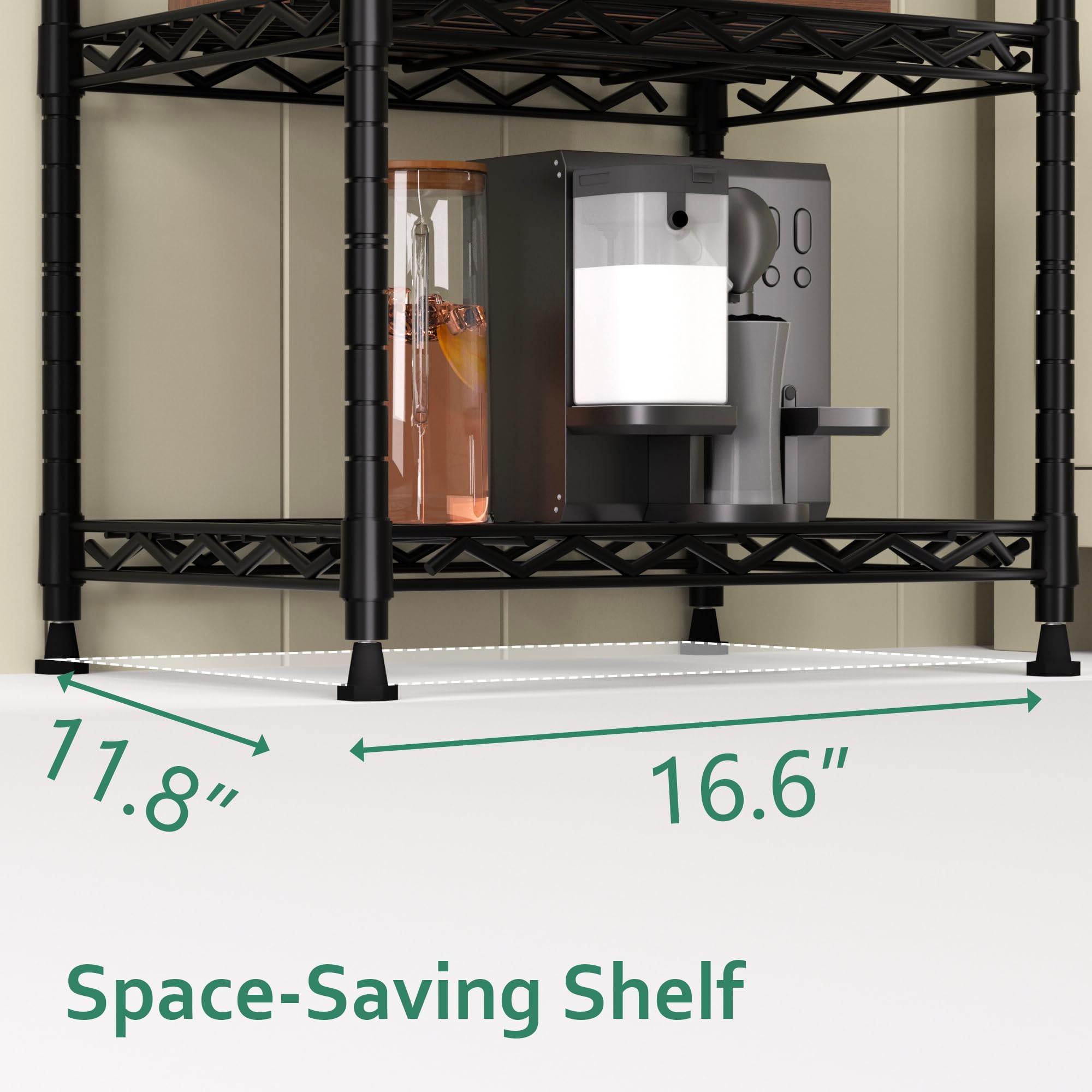 GIOTORENT rust-resistant coating protects shelves in humid kitchens and bathrooms