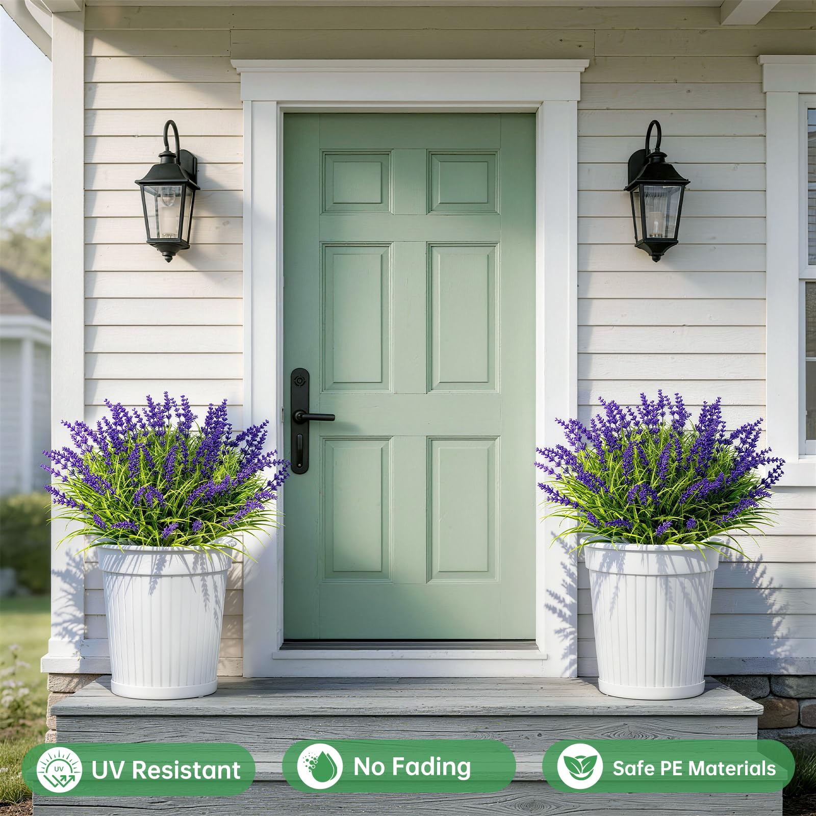 Gipsot UV resistant lavender endures sun for exterior decor